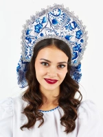Кокошник "Снегурочка" 