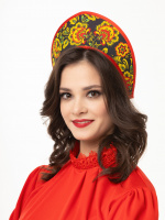 Кокошник Наталья хохлома