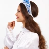 Кокошник "Рита" гжель