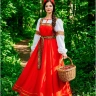 Карнавальный костюм Вера красная ягода