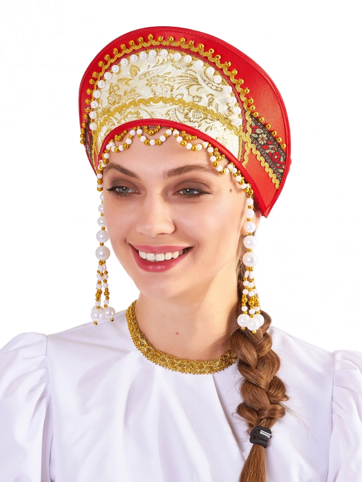 Кокошник "Сударушка с бантом"